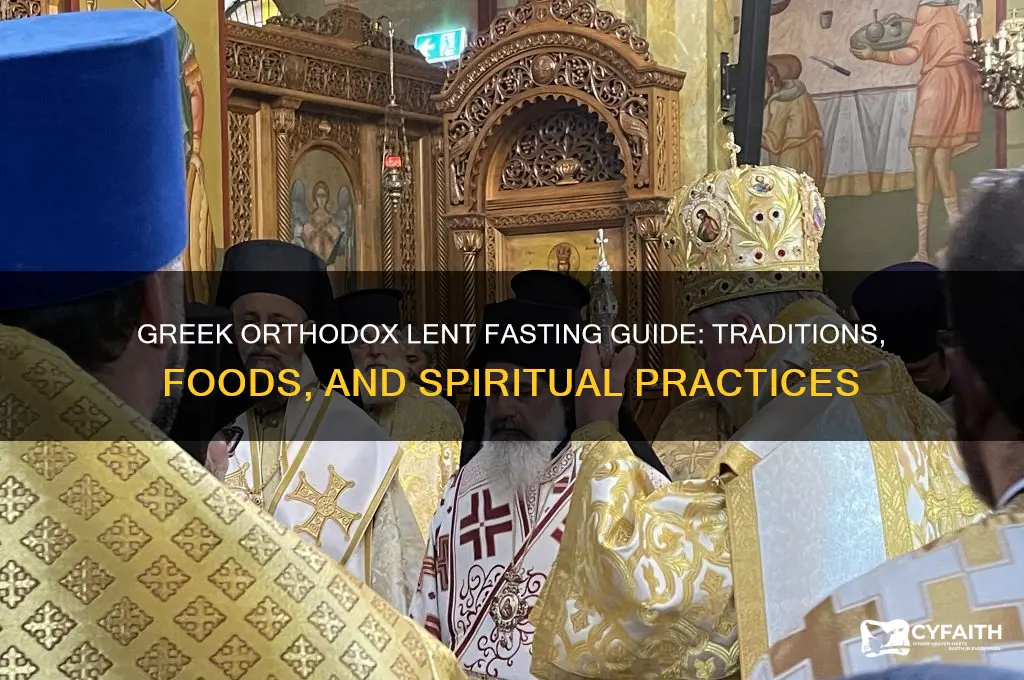 how to fast for greek orthodox lent