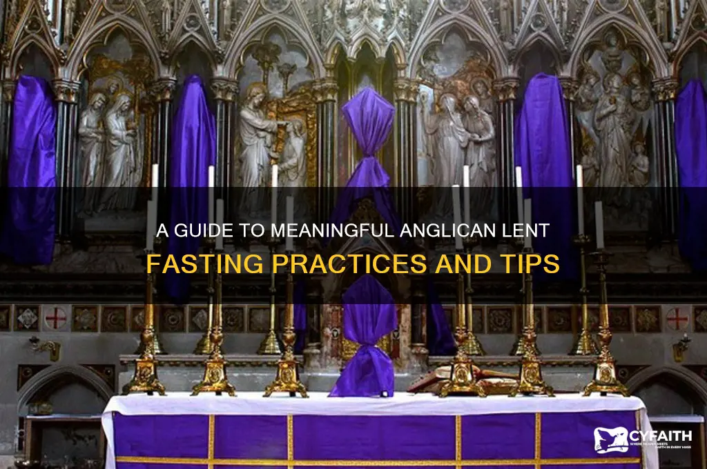 how to fast for lent anglican