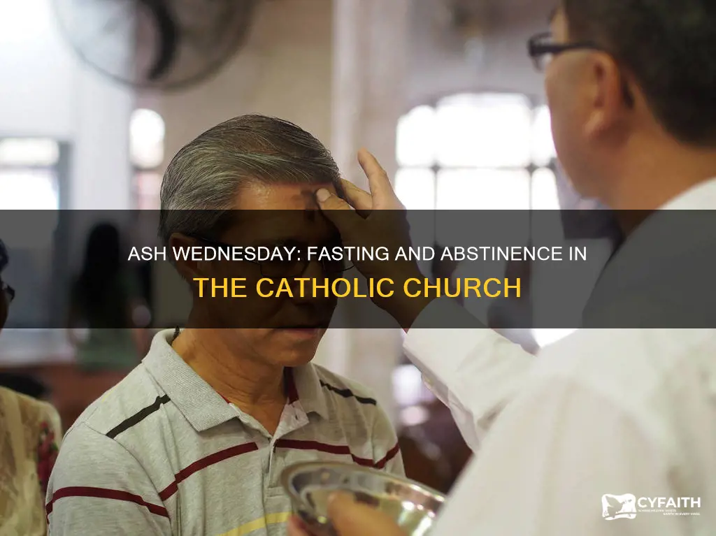 how to fast on ash wednesday catholic
