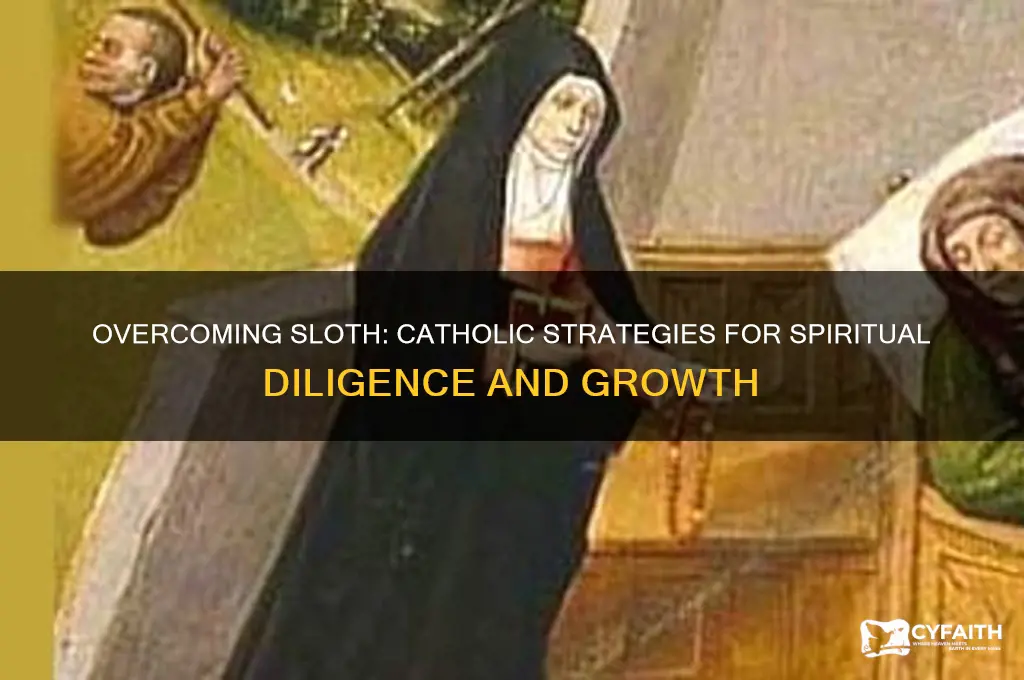 how to fight sloth catholic