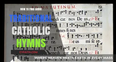 Discovering Traditional Catholic Hymns in Audio Form