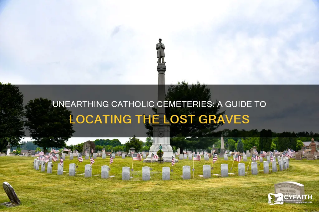 how to find buried catholic cemetery