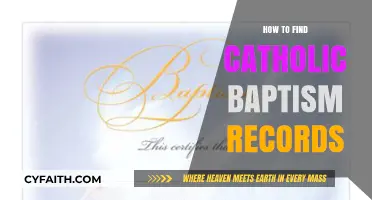Finding Catholic Baptism Records: A Guide to Your Ancestral Search