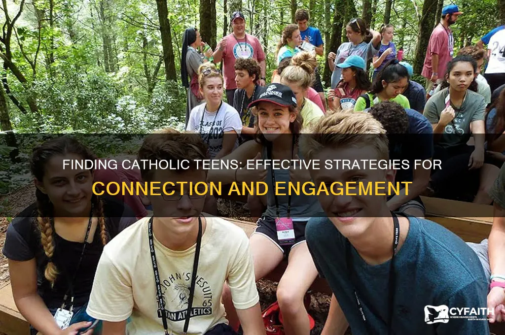 how to find catholic teenagers