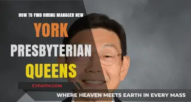 Finding the Hiring Manager at New York Presbyterian Queens: A Guide