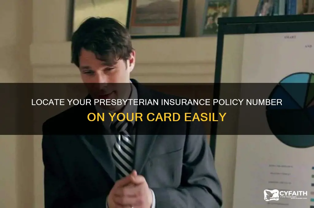 how to find my policy number on insurance card presbyterian