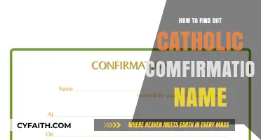 Finding Your Catholic Confirmation Name: A Guide