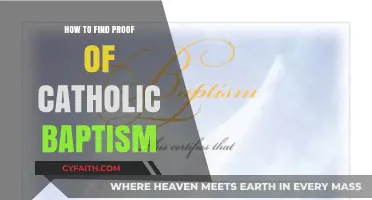 Locating Your Catholic Baptism Certificate: A Guide