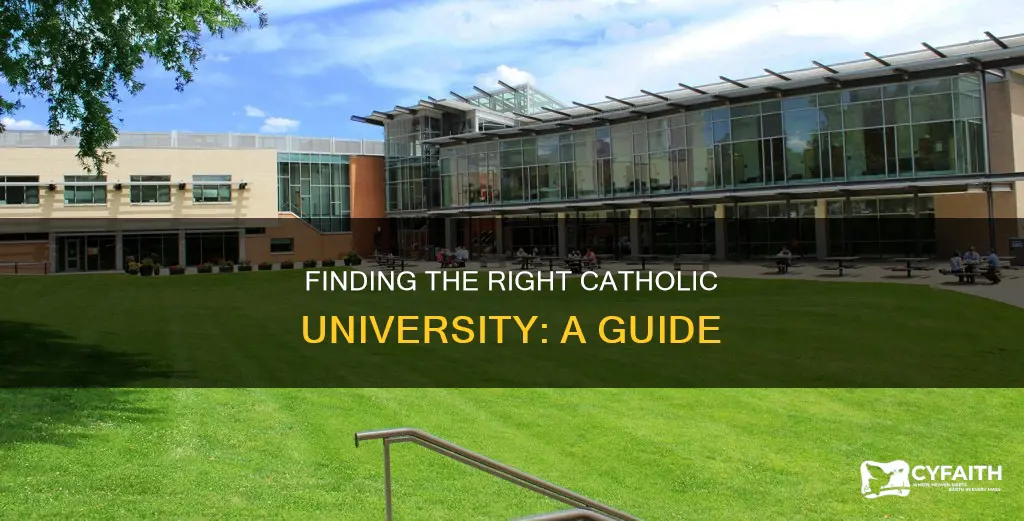 how to find the catholic university