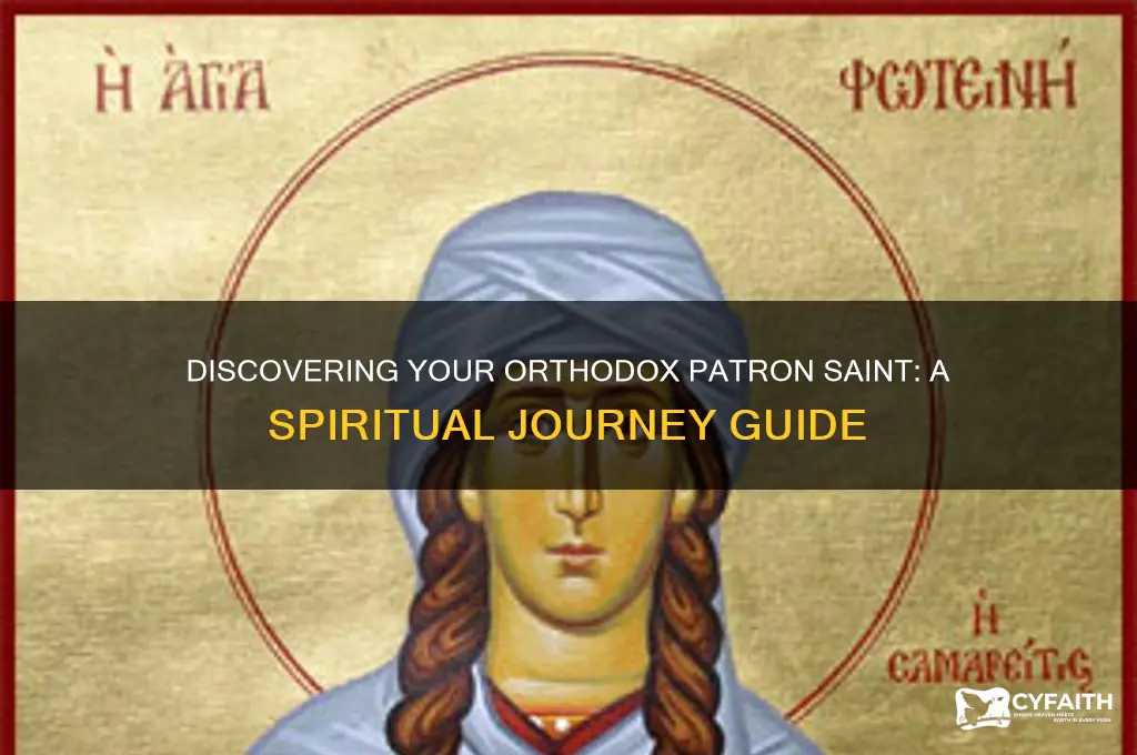 how to find your orthodox patron saint