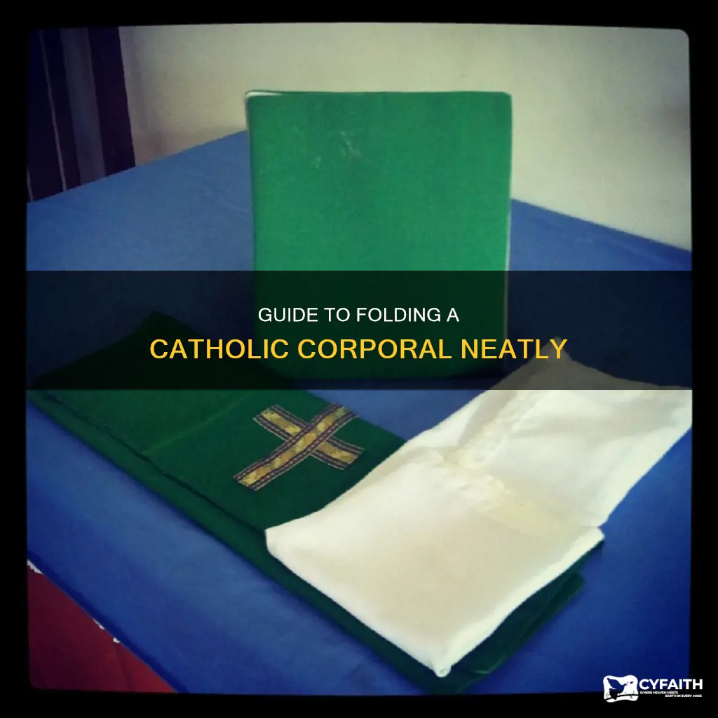 how to fold a catholic corporal