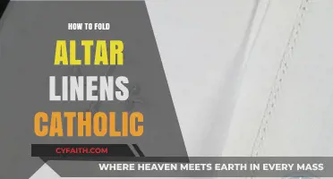 The Art of Folding Altar Linens in Catholic Churches