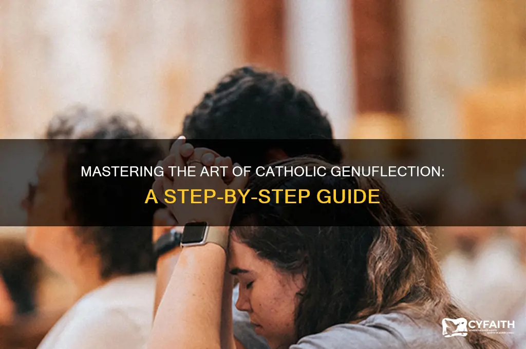 how to genuflect catholic