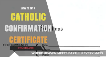Obtaining Your Catholic Confirmation Certificate: A Guide
