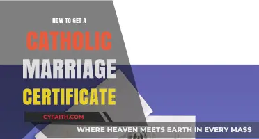 Obtaining Your Catholic Marriage Certificate: A Guide
