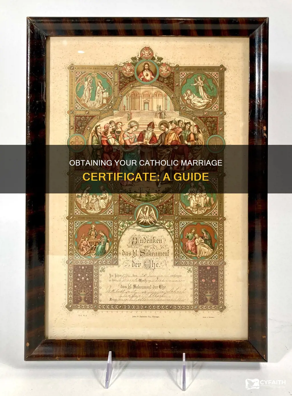 how to get a catholic marriage certificate