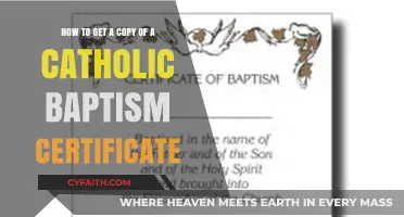 Obtaining Your Catholic Baptism Certificate: A Step-by-Step Guide