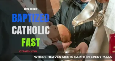 Quick Guide to Getting Baptized Catholic