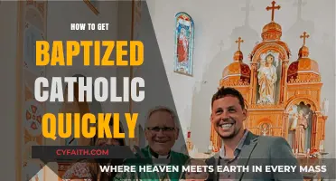 Quick Guide to Getting Baptized Catholic