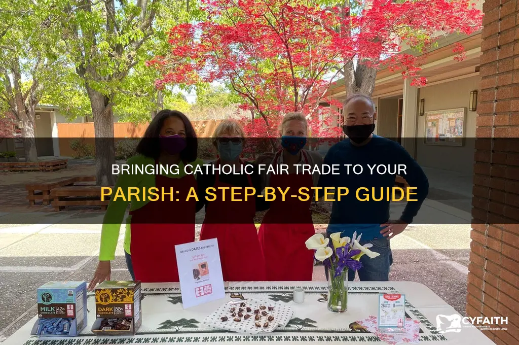 how to get catholic fair trade at myh parish