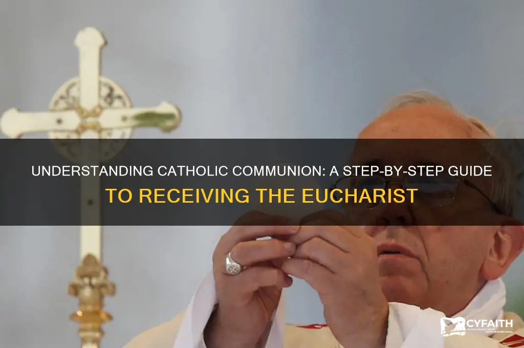how to get communion catholic
