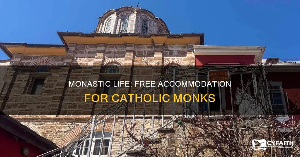 how to get free accommodation catholic monk
