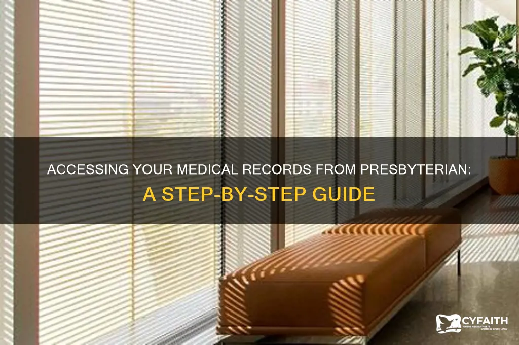 how to get medicalnrecords from presbyterian