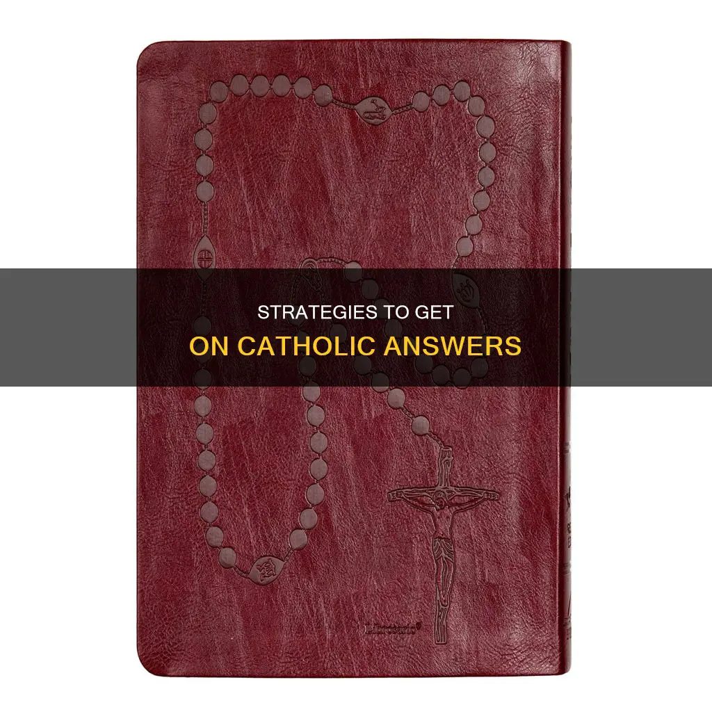 how to get on catholic answers