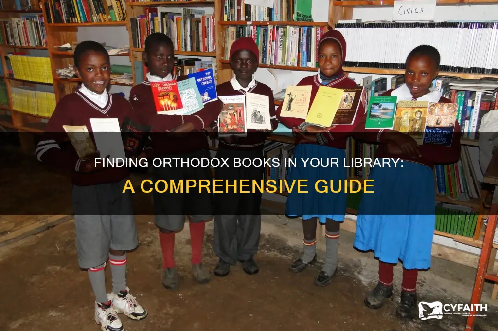 how to get orthodox books in library