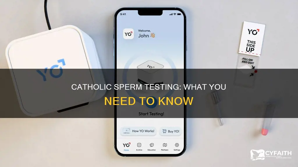 how to get sperm count tested catholic