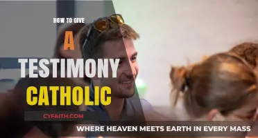 Sharing Your Testimony as a Catholic