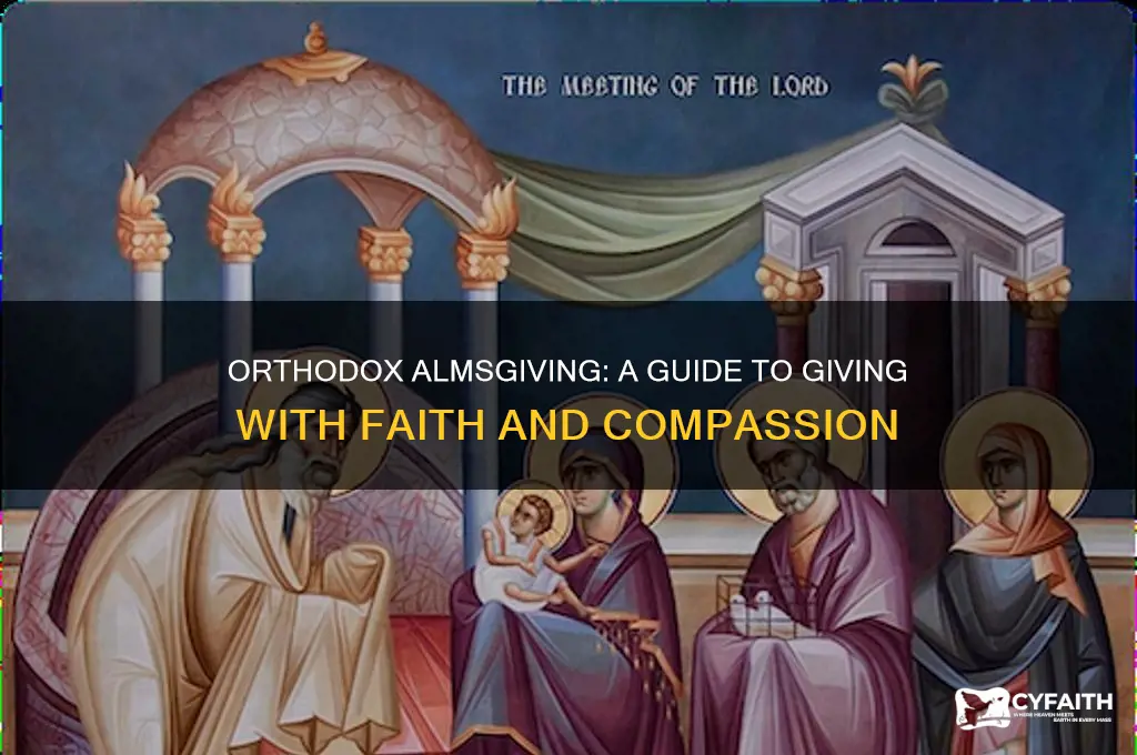 how to give alms orthodox