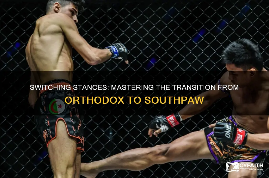 how to go from orthodox to southpaw