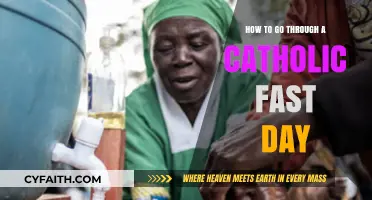 A Catholic Fast Day: Guide to Spiritual Discipline