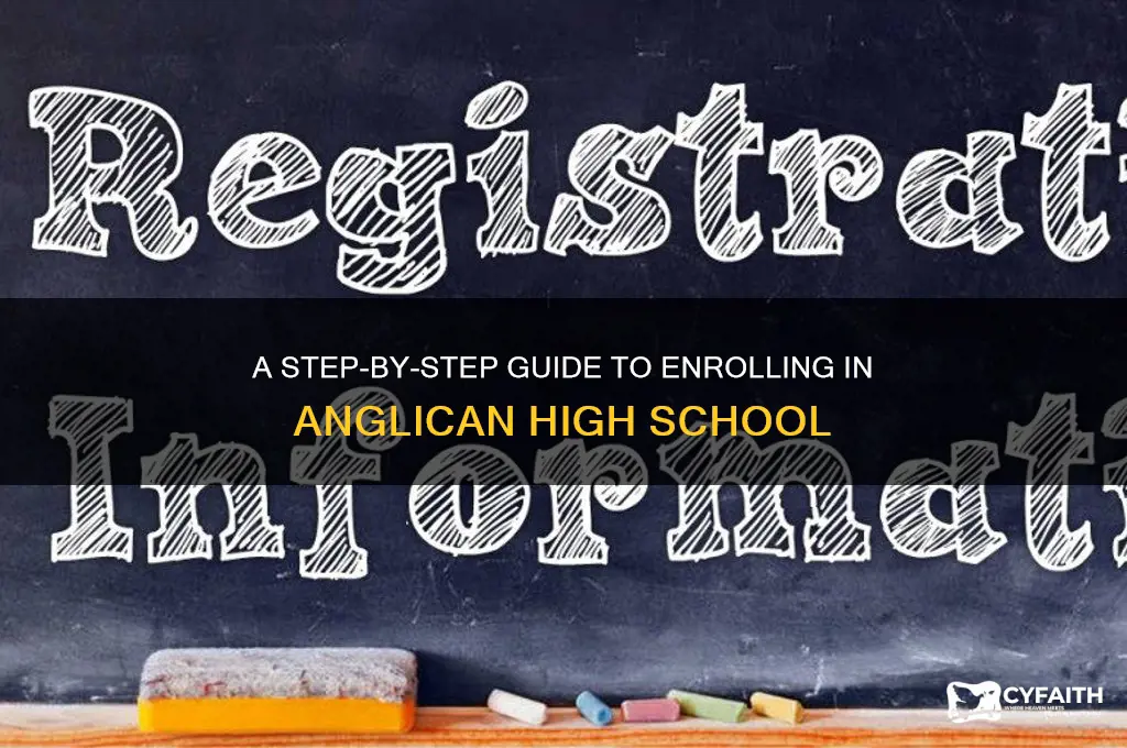 how to go to anglican high school