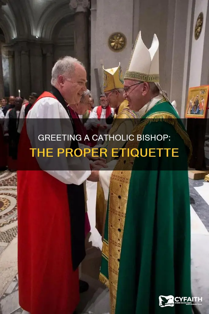 how to greet a catholic bishop