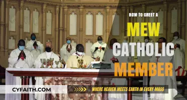 Welcoming New Catholic Members: A Guide to Greeting