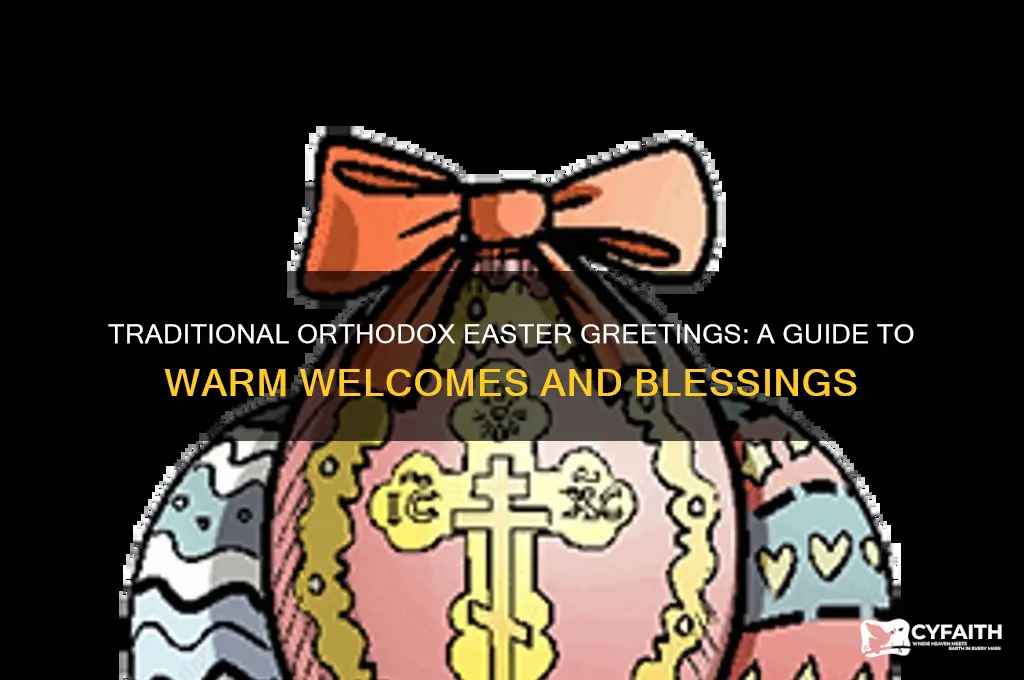 how to greet someone on orthodox easter