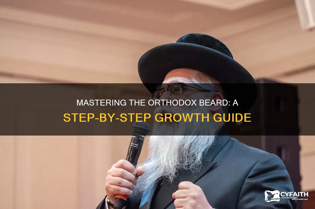 how to grow an orthodox beard