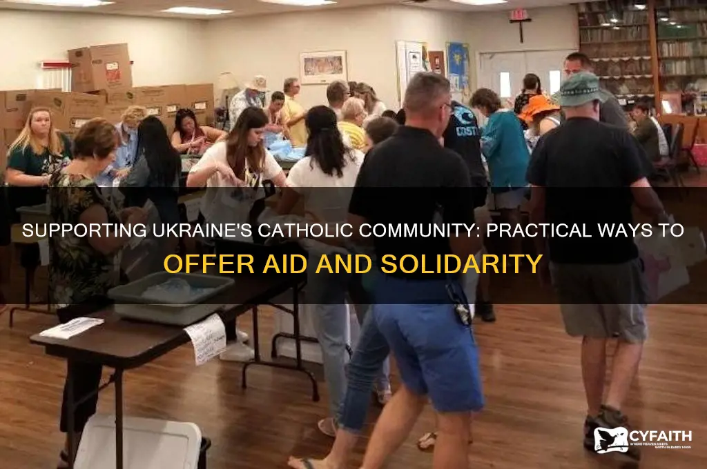 how to help ukraine catholic