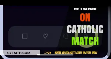 Concealing Your Catholic Match Profile: A Step-by-Step Guide
