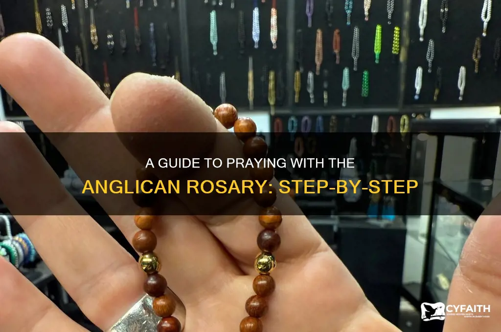 how to hold a anglican rosary