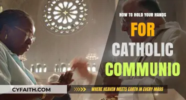 Receiving Communion: The Proper Way to Hold Your Hands