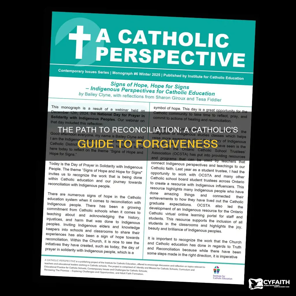 how to increase improve reconciliation catholic