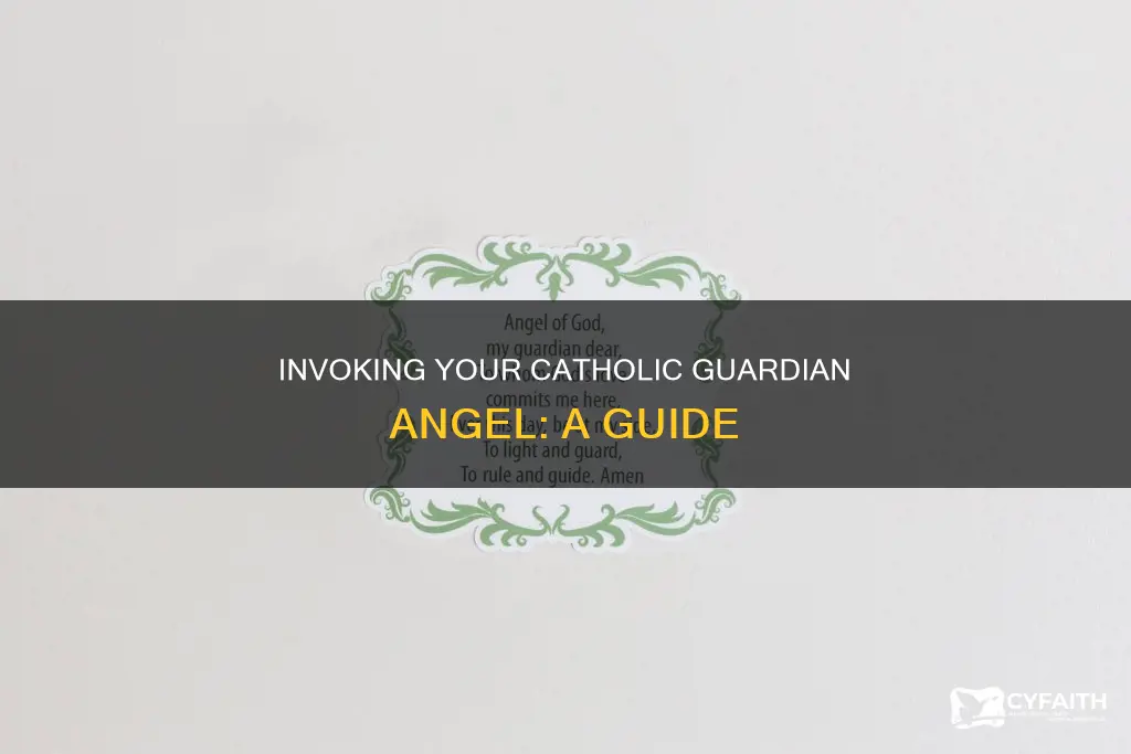 how to invoke your guardian angel catholic