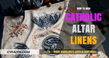 Ironing Catholic Altar Linens: A Step-by-Step Guide