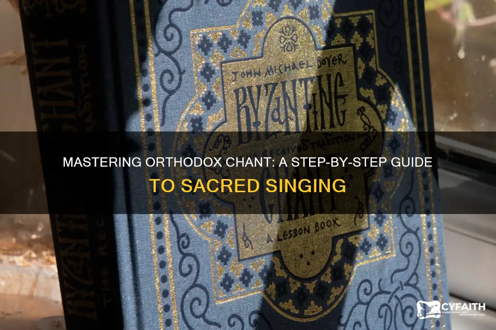 how to learn orthodox chant