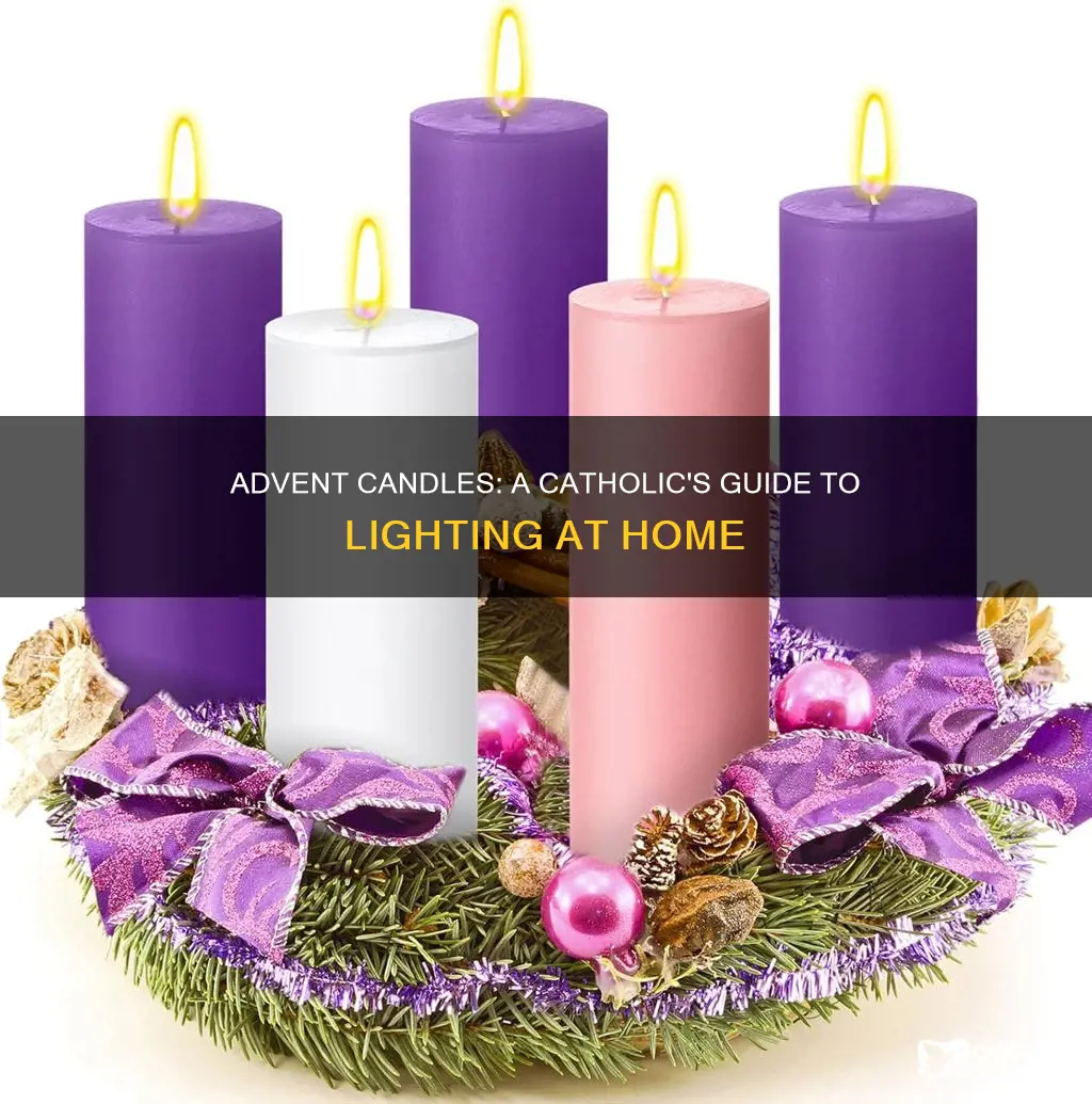 how to light advent candles at home catholic