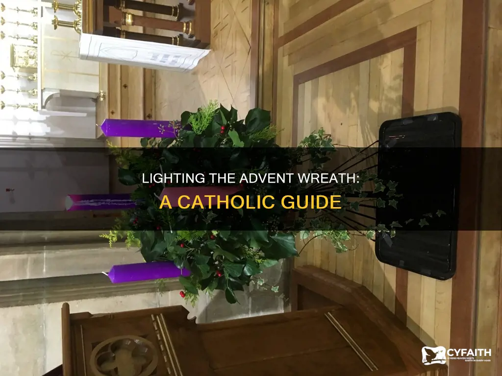how to light advent candles catholic