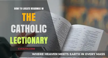 Locating Readings in the Catholic Lectionary